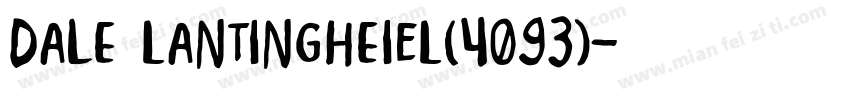 Dale LanTingHeiEL(4093)字体转换